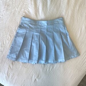 Y2k Light Blue Pleated Mini Skirt Size 10 American Eagle